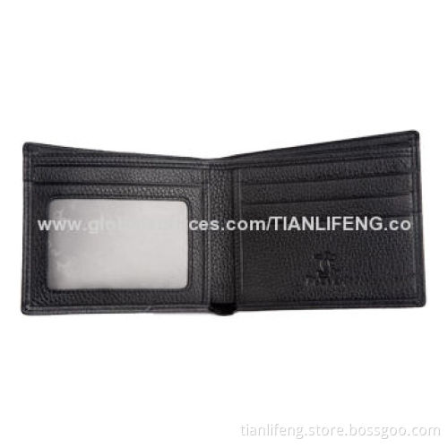 Leather wallets for business man, vertical section, fashion and simple